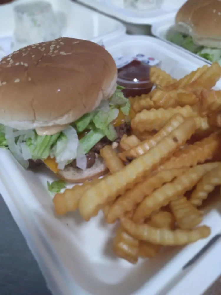 Big Mac Burger with French Fries