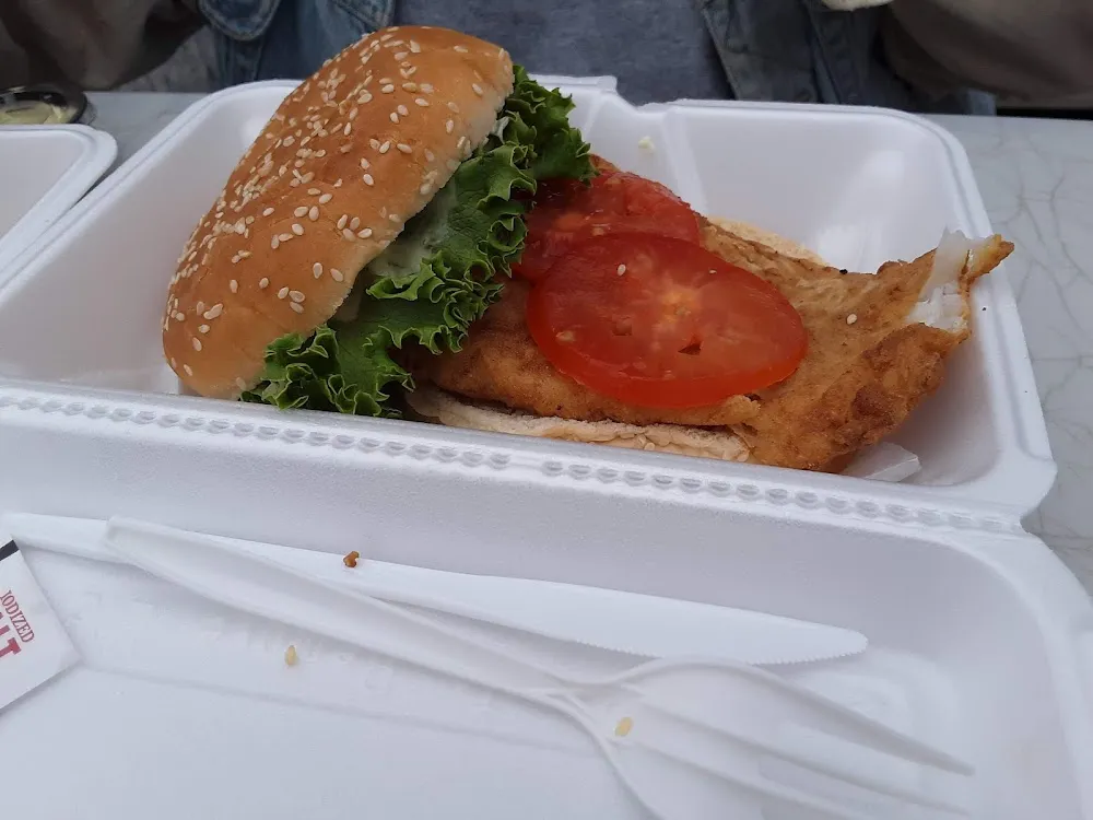 Haddock Burger Fish Sandwiche